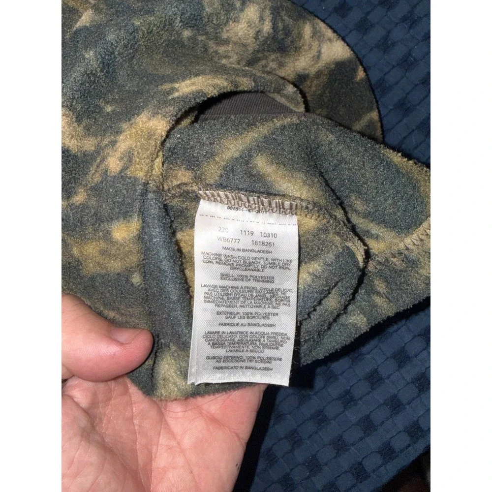 Columbia Boys Fleece Jacket Zing III Timberwolf Camouflaged Printed Size Small 8